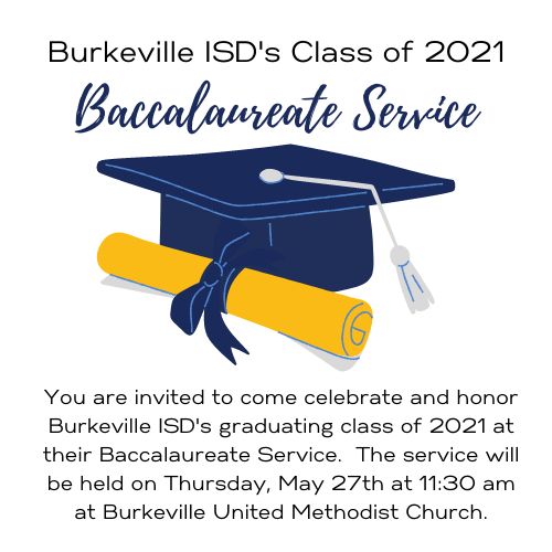 Baccalaureate Service Invitation